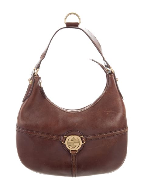 Gucci Leather Reins Hobo 